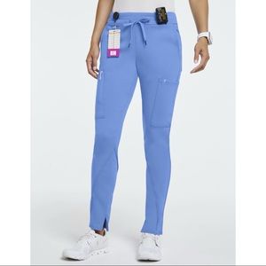 JAANUU slim cargo scrub pants